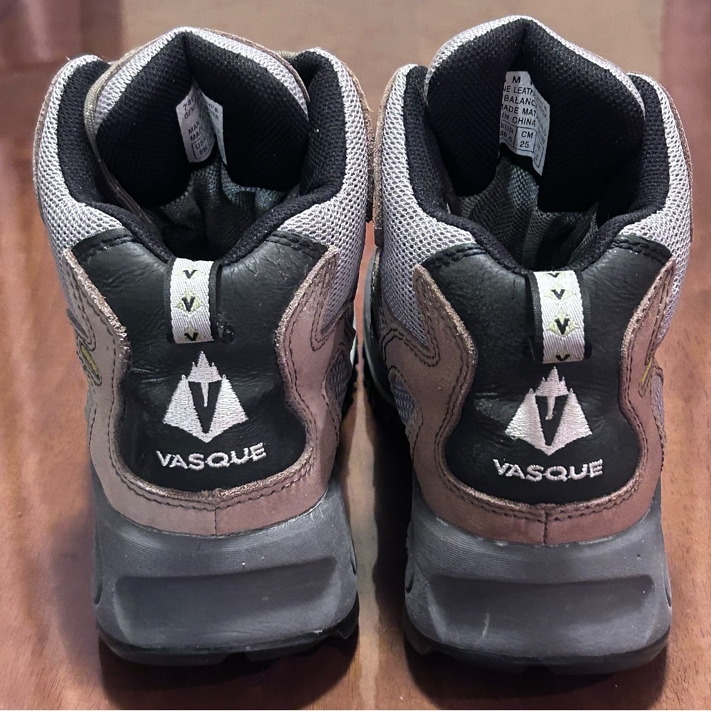 Vasque Breeze GTX Vibram Women Waterproof Hiking Trail Boots Size 8 Tan Gray - Picture 4 of 16